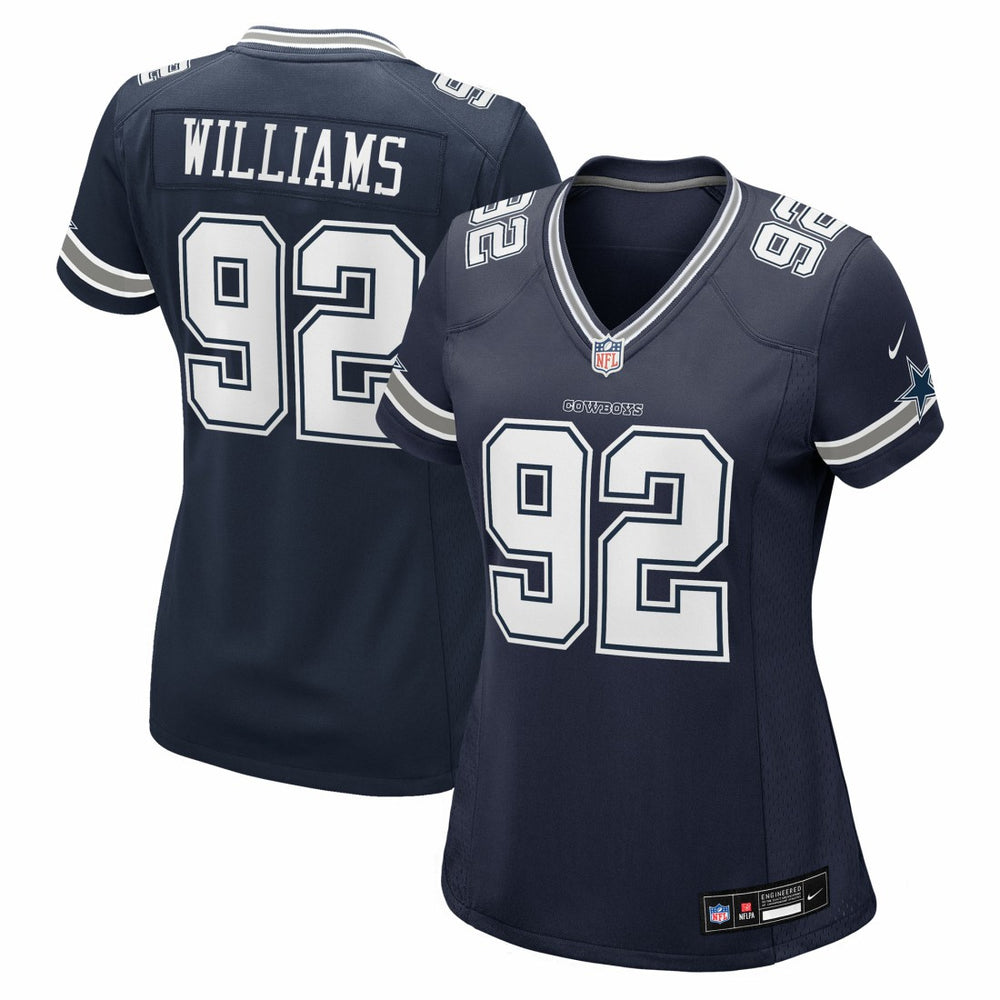 Quinnen Williams Dallas Cowboys Women's Team Game Jersey - Navy - Nike