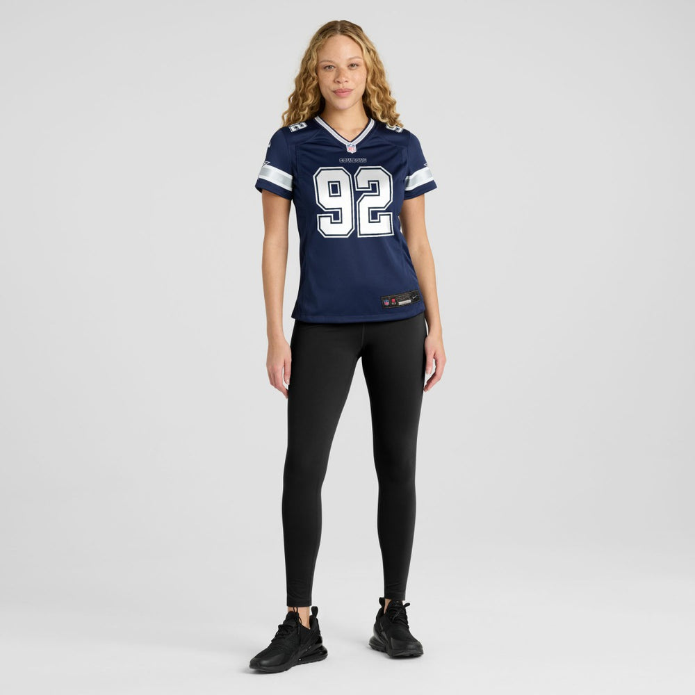 Quinnen Williams Dallas Cowboys Women's Team Game Jersey - Navy - Nike