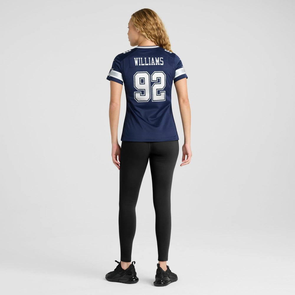 Quinnen Williams Dallas Cowboys Women's Team Game Jersey - Navy - Nike