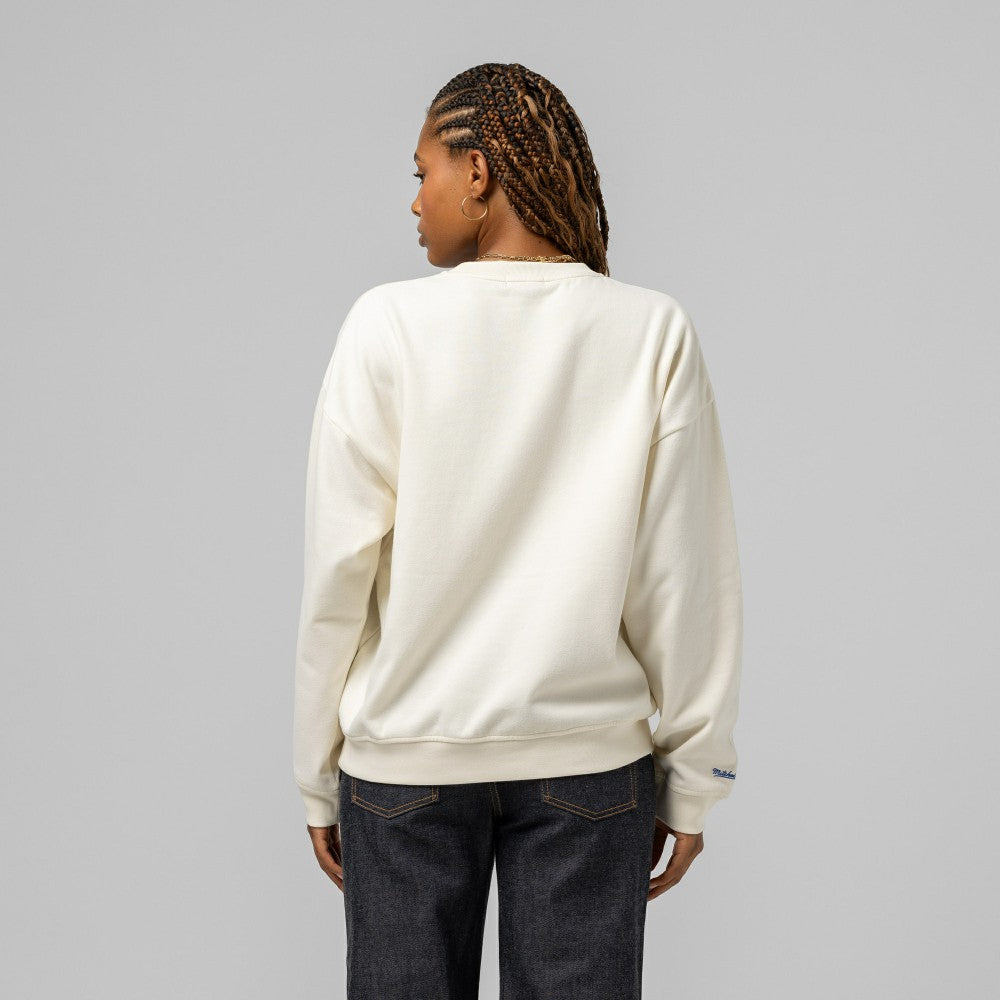 Los Angeles Dodgers Mitchell & Ness Women's Premium Crewneck Sweatshirt Outlet