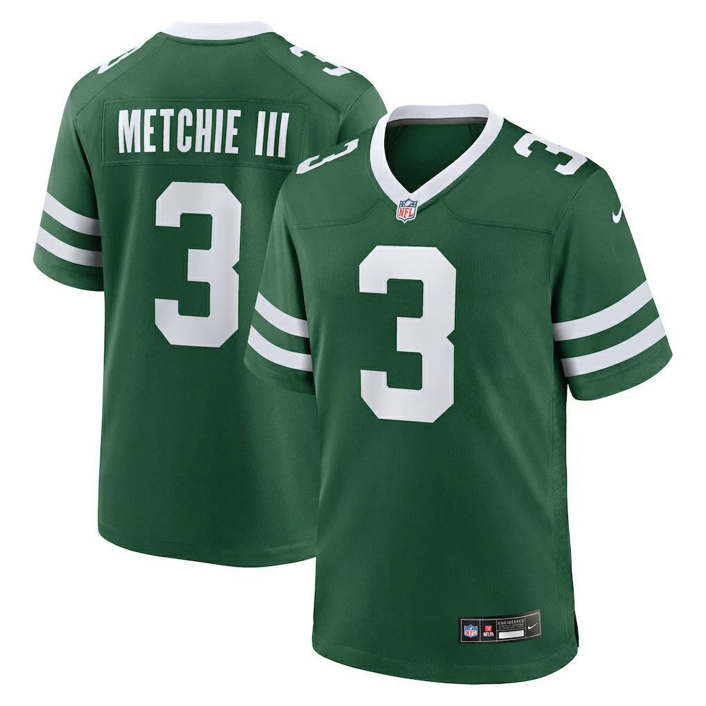 John Metchie III New York Jets Team Game Jersey - Legacy Green - Nike