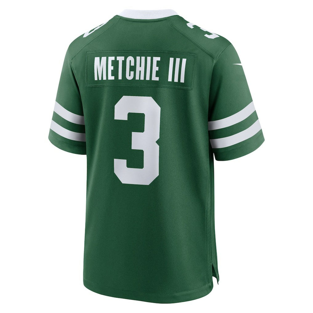 John Metchie III New York Jets Team Game Jersey - Legacy Green - Nike