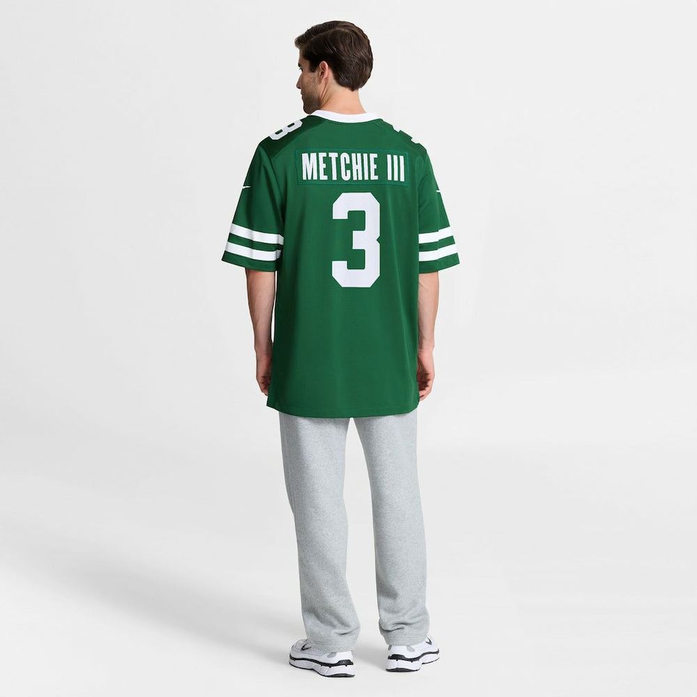 John Metchie III New York Jets Team Game Jersey - Legacy Green - Nike