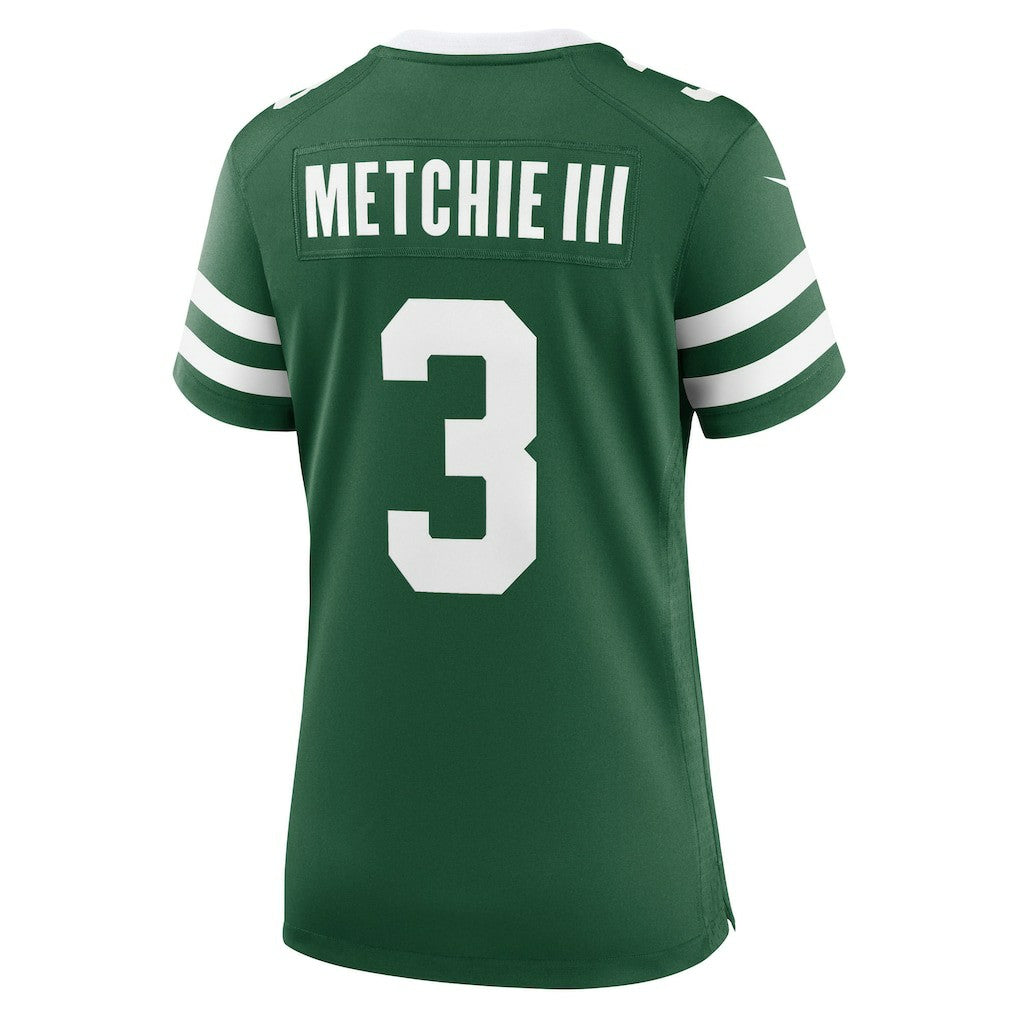 John Metchie III New York Jets Women's Team Game Jersey - Legacy Green - Nike