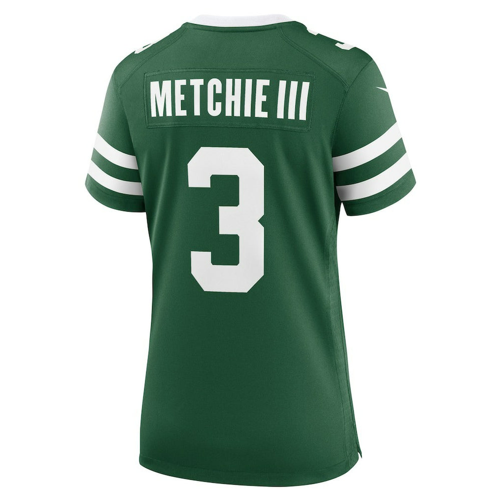 John Metchie III New York Jets Women's Team Game Jersey - Legacy Green - Nike