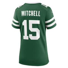 Adonai Mitchell New York Jets Women's Team Game Jersey - Legacy Green - Nike