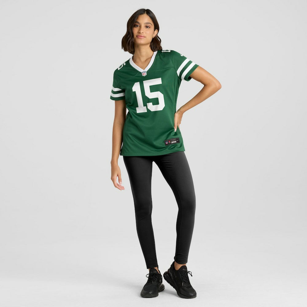 Adonai Mitchell New York Jets Women's Team Game Jersey - Legacy Green - Nike