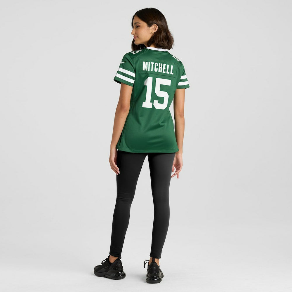 Adonai Mitchell New York Jets Women's Team Game Jersey - Legacy Green - Nike