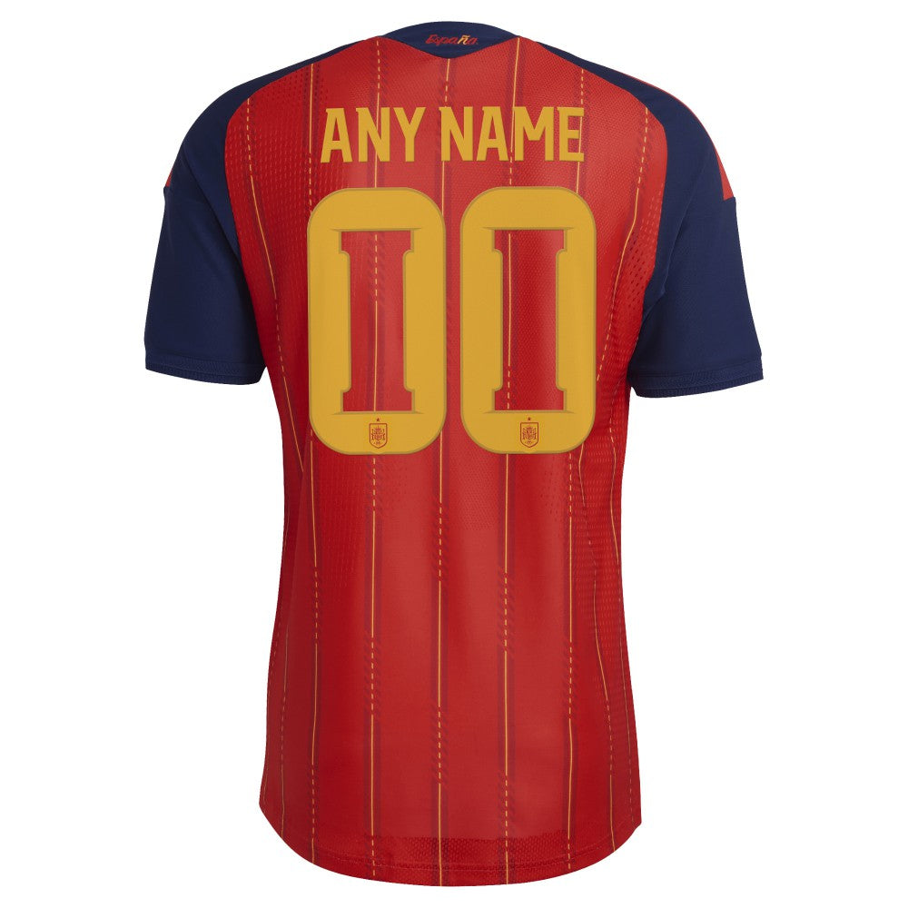 Adidas - Spain National Team FIFA x World Cup 2026 Home On Field Custom Jersey - Red