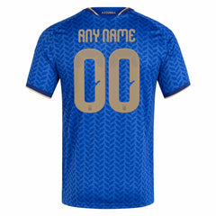 Adidas - Italy National Team FIFA x World Cup 2026 Home Replica Custom Jersey - Blue