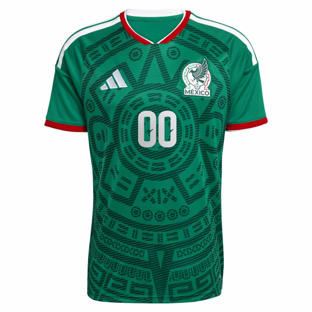 Adidas - Mexico National Team 2026 Home Replica Custom Jersey - Green
