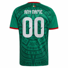 Adidas - Mexico National Team 2026 Home Replica Custom Jersey - Green