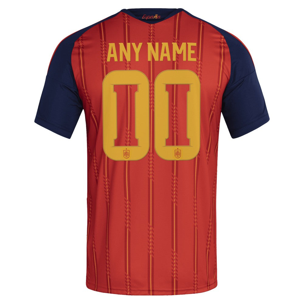 Adidas - Spain National Team FIFA x World Cup 2026 Home Replica Custom Jersey - Red