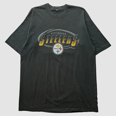 Pittsburgh Steelers 90s T-shirt - Black Vintage - Fanatics