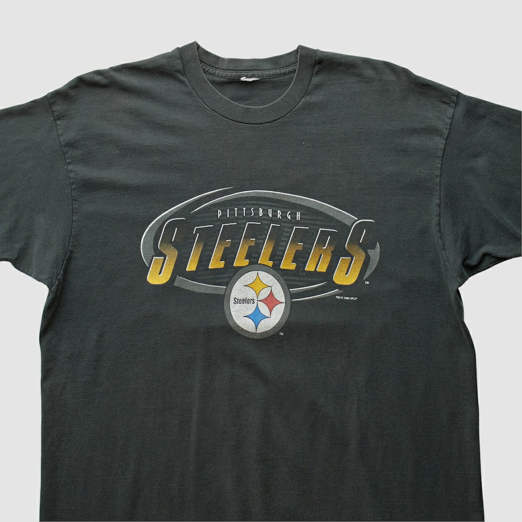 Pittsburgh Steelers 90s T-shirt - Black Vintage - Fanatics