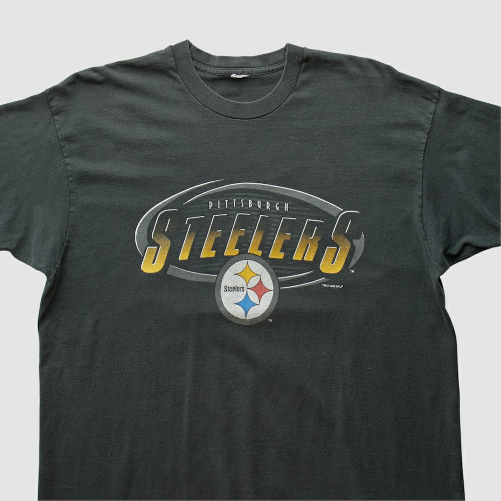 Pittsburgh Steelers 90s T-shirt - Black Vintage - Fanatics