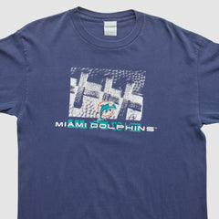 Miami Dolphins 2000s Long Sleeve T-shirt - Navy Vintage - Fanatics