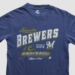 Milwaukee Brewers Majestic 2010s T-shirt Sale