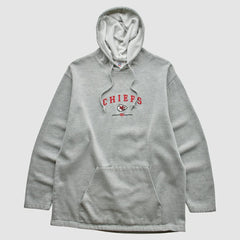 Kansas City Chiefs NFL 2000s Hooded Pullover Sweatshirt - Heather Gray Vintage - Fanatics