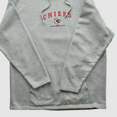 Kansas City Chiefs NFL 2000s Hooded Pullover Sweatshirt - Heather Gray Vintage - Fanatics