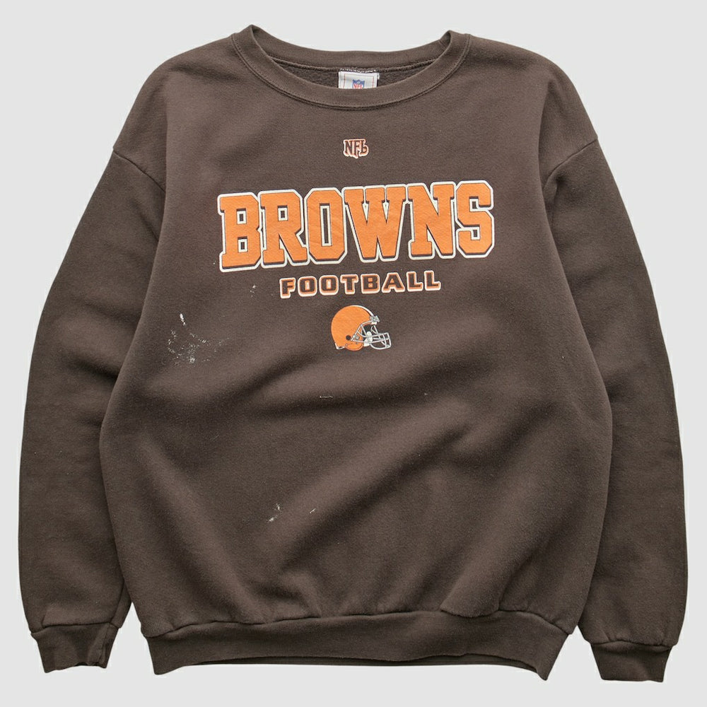 Cleveland Browns NFL 2000s Pullover Sweatshirt - Brown Vintage - Fanatics
