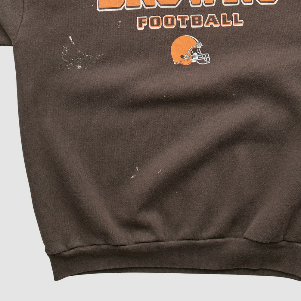 Cleveland Browns NFL 2000s Pullover Sweatshirt - Brown Vintage - Fanatics