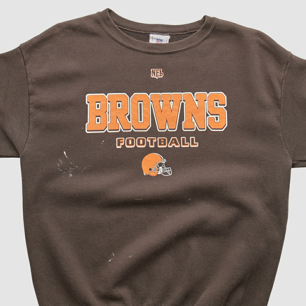 Cleveland Browns NFL 2000s Pullover Sweatshirt - Brown Vintage - Fanatics