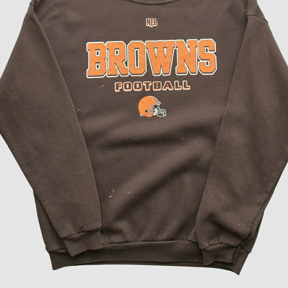 Cleveland Browns NFL 2000s Pullover Sweatshirt - Brown Vintage - Fanatics