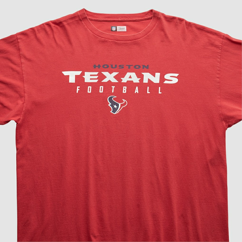 Houston Texans NFL 2000s Long Sleeve T-shirt - Red Vintage - Fanatics