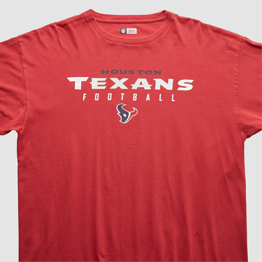 Houston Texans NFL 2000s Long Sleeve T-shirt - Red Vintage - Fanatics