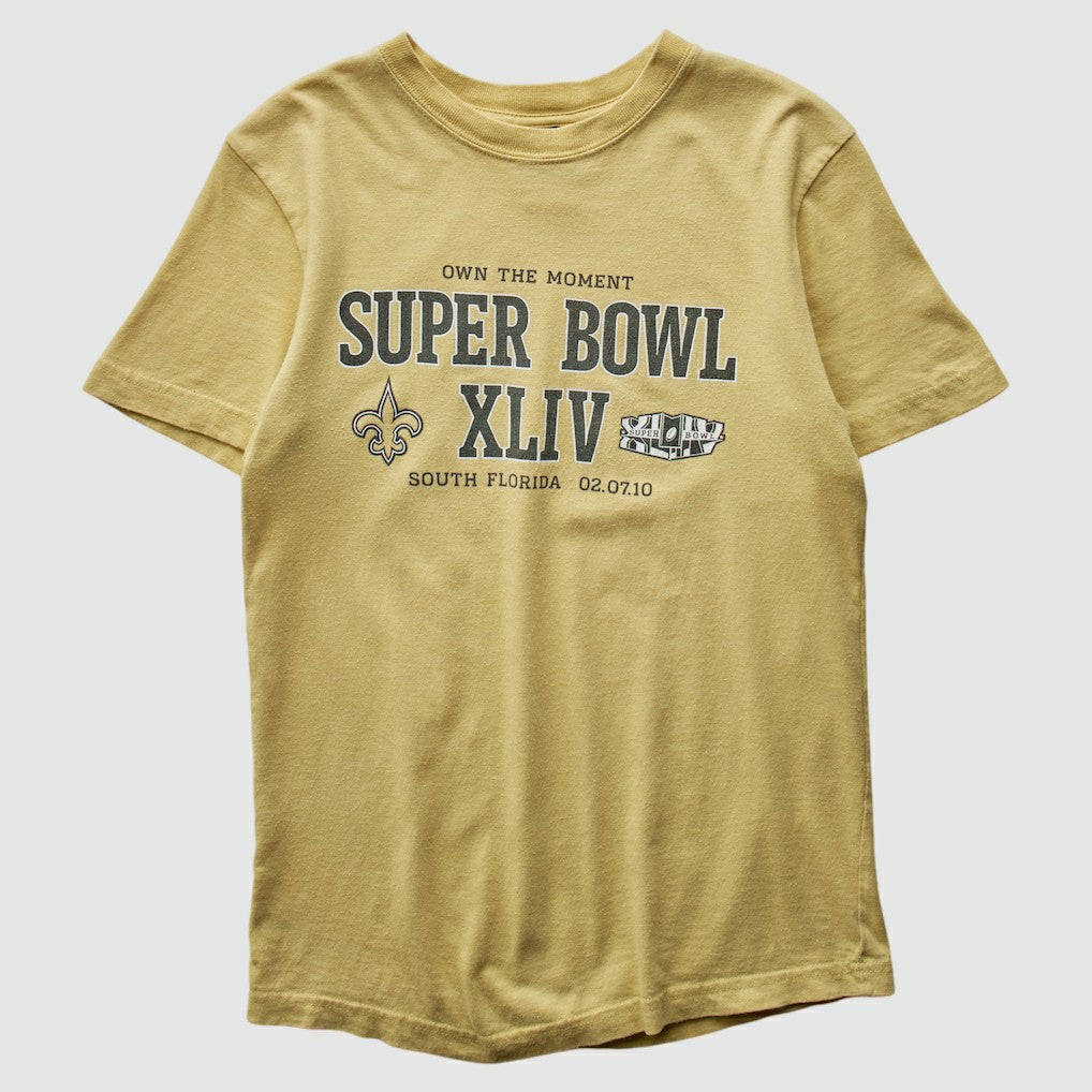 New Orleans Saints Reebok 2010 T-shirt - Yellow Vintage - Fanatics