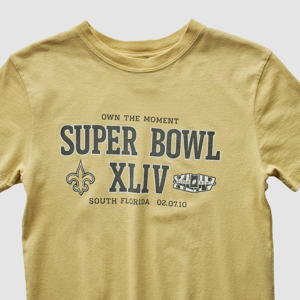 New Orleans Saints Reebok 2010 T-shirt - Yellow Vintage - Fanatics