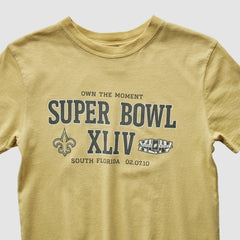 New Orleans Saints Reebok 2010 T-shirt - Yellow Vintage - Fanatics