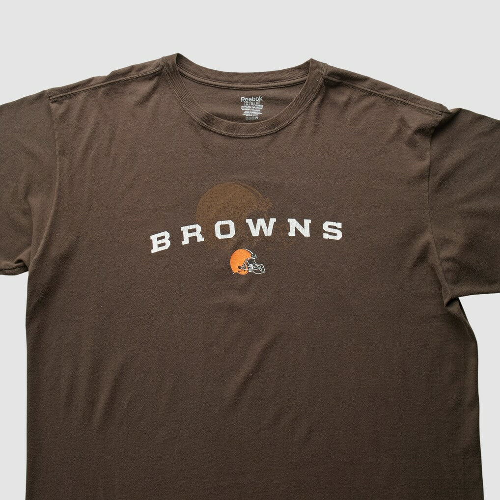 Cleveland Browns Reebok 2000s T-shirt - Brown Vintage - Fanatics