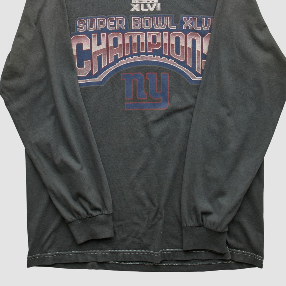 New York Giants 2012 Long Sleeve T-shirt - Black Vintage - Fanatics