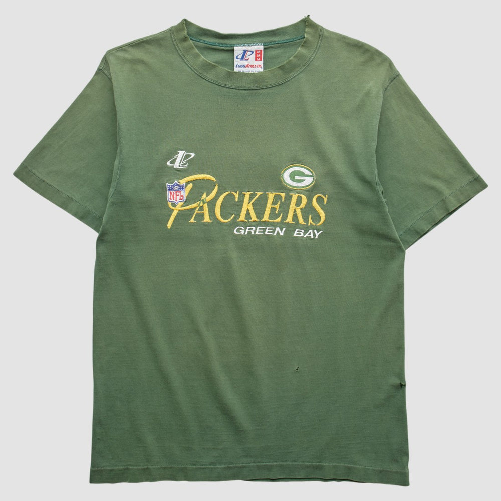 Green Bay Packers Logo Athletic 90s T-shirt - Green Vintage - Fanatics