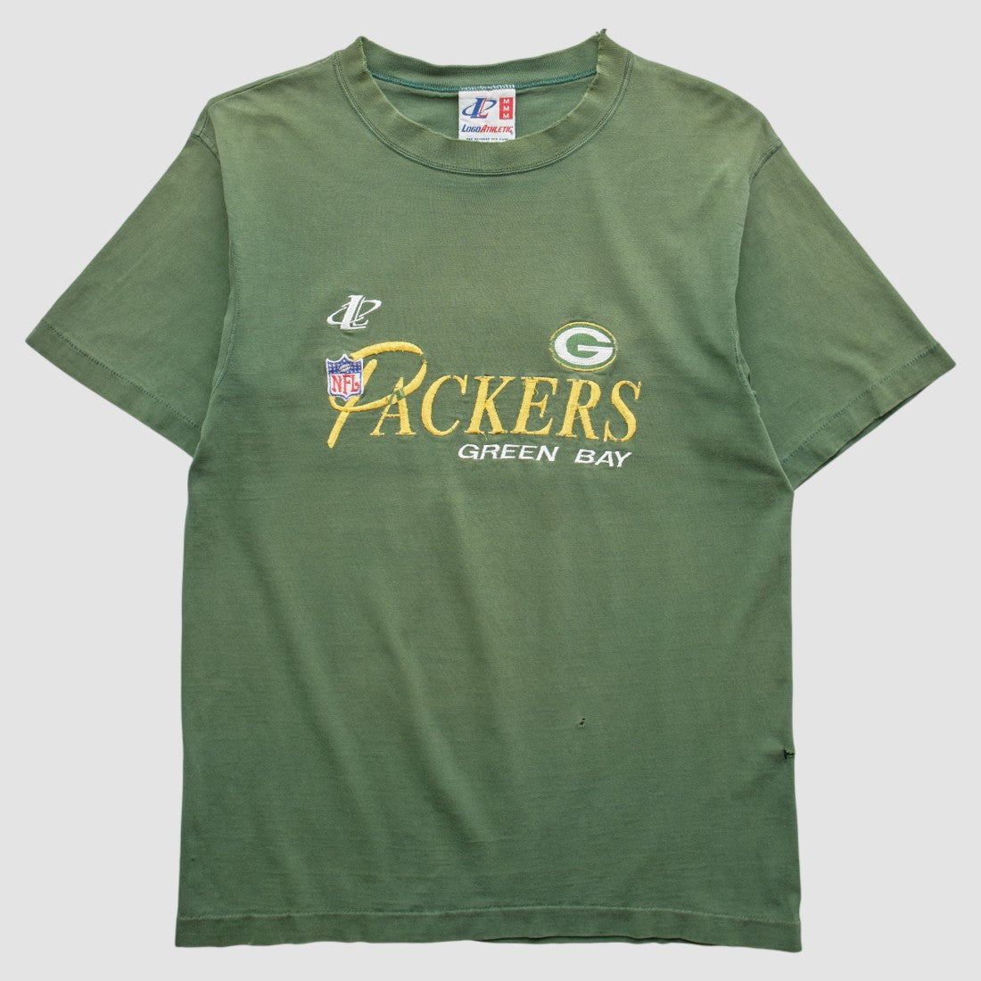 Green Bay Packers Logo Athletic 90s T-shirt - Green Vintage - Fanatics