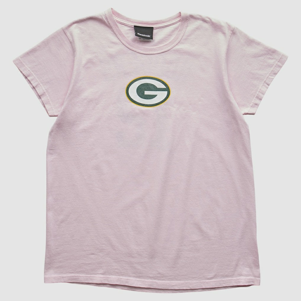 Green Bay Packers Reebok 2010s T-shirt - Pink Vintage - Fanatics