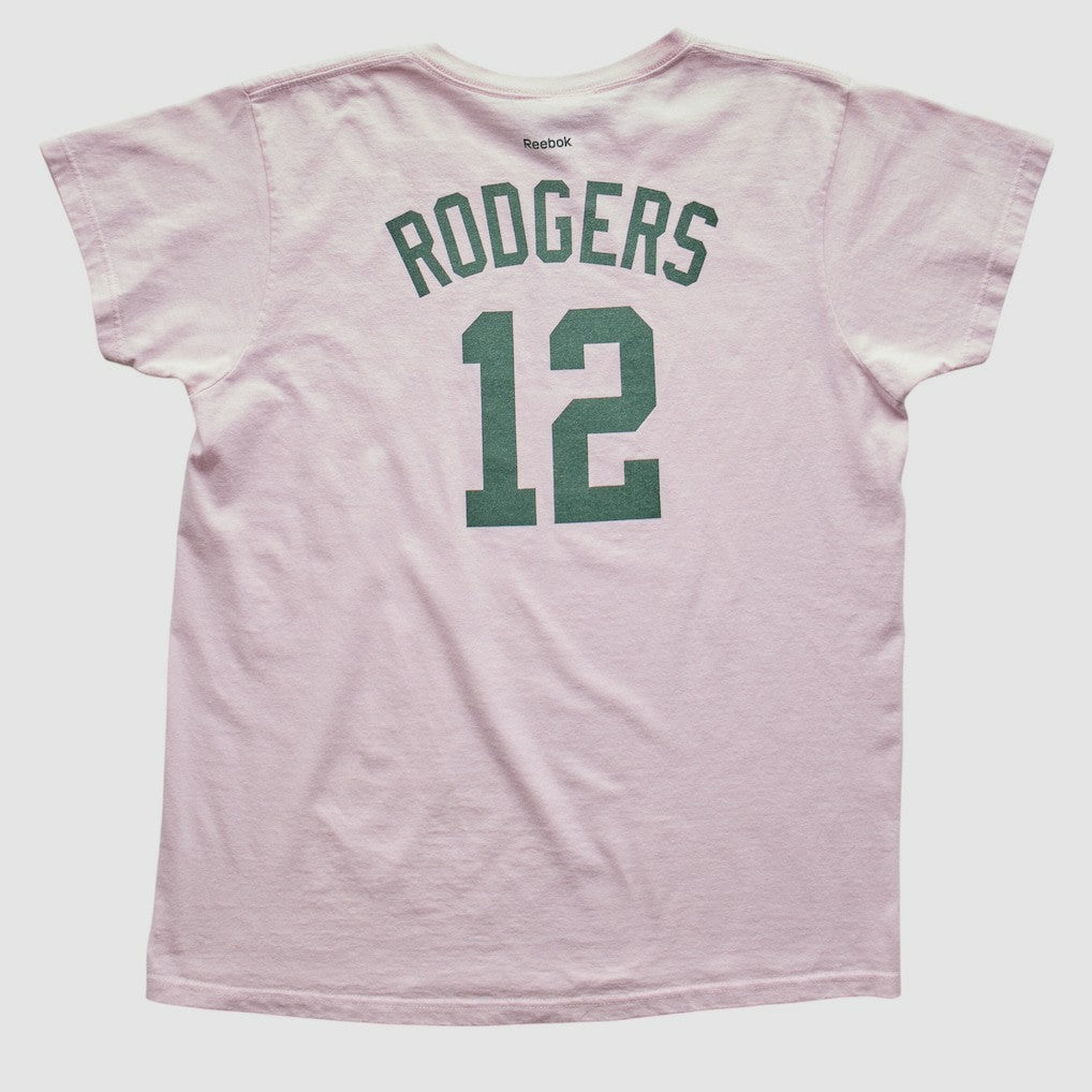 Green Bay Packers Reebok 2010s T-shirt - Pink Vintage - Fanatics