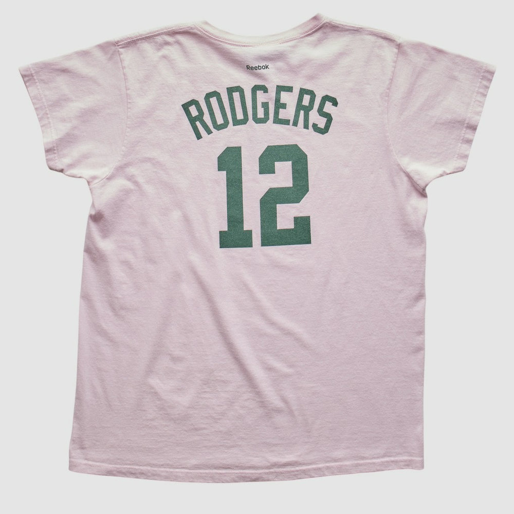 Green Bay Packers Reebok 2010s T-shirt - Pink Vintage - Fanatics