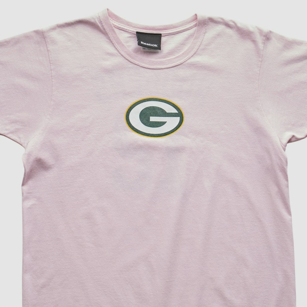 Green Bay Packers Reebok 2010s T-shirt - Pink Vintage - Fanatics