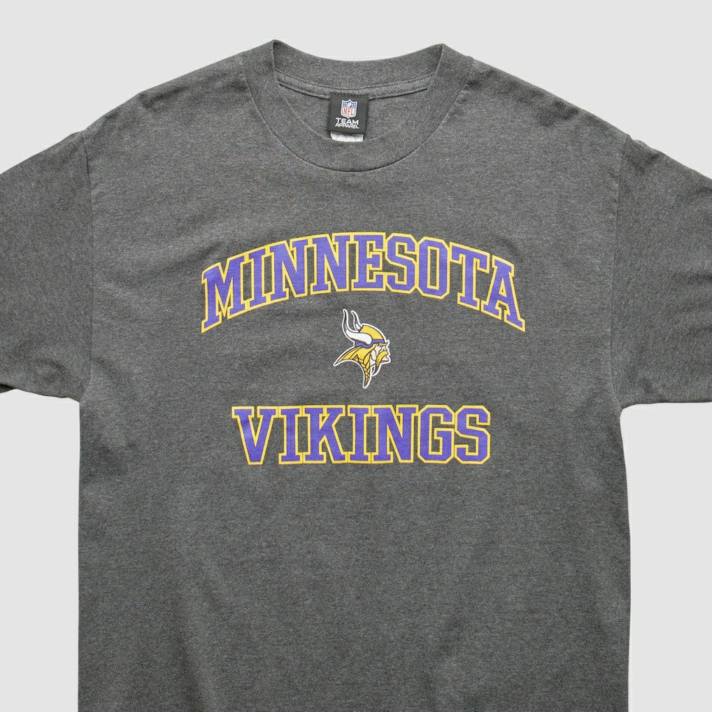 Minnesota Vikings Team Edition Apparel 2010s T-shirt - Dark Heather Gray Vintage - Fanatics