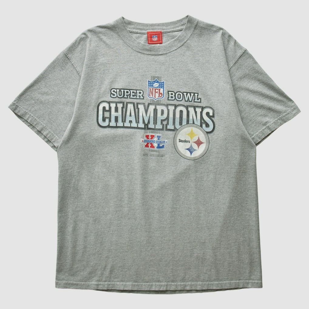Pittsburgh Steelers NFL 2006 T-shirt - Heather Gray Vintage - Fanatics