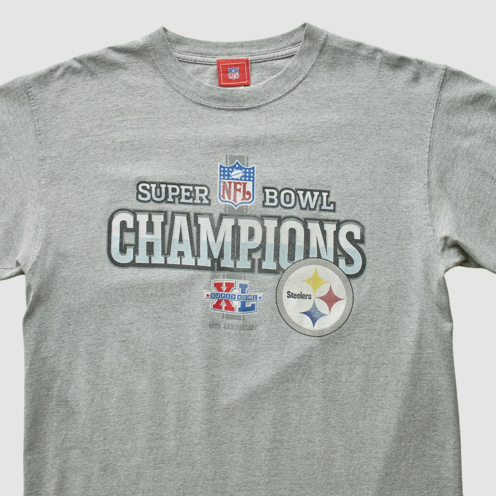 Pittsburgh Steelers NFL 2006 T-shirt - Heather Gray Vintage - Fanatics