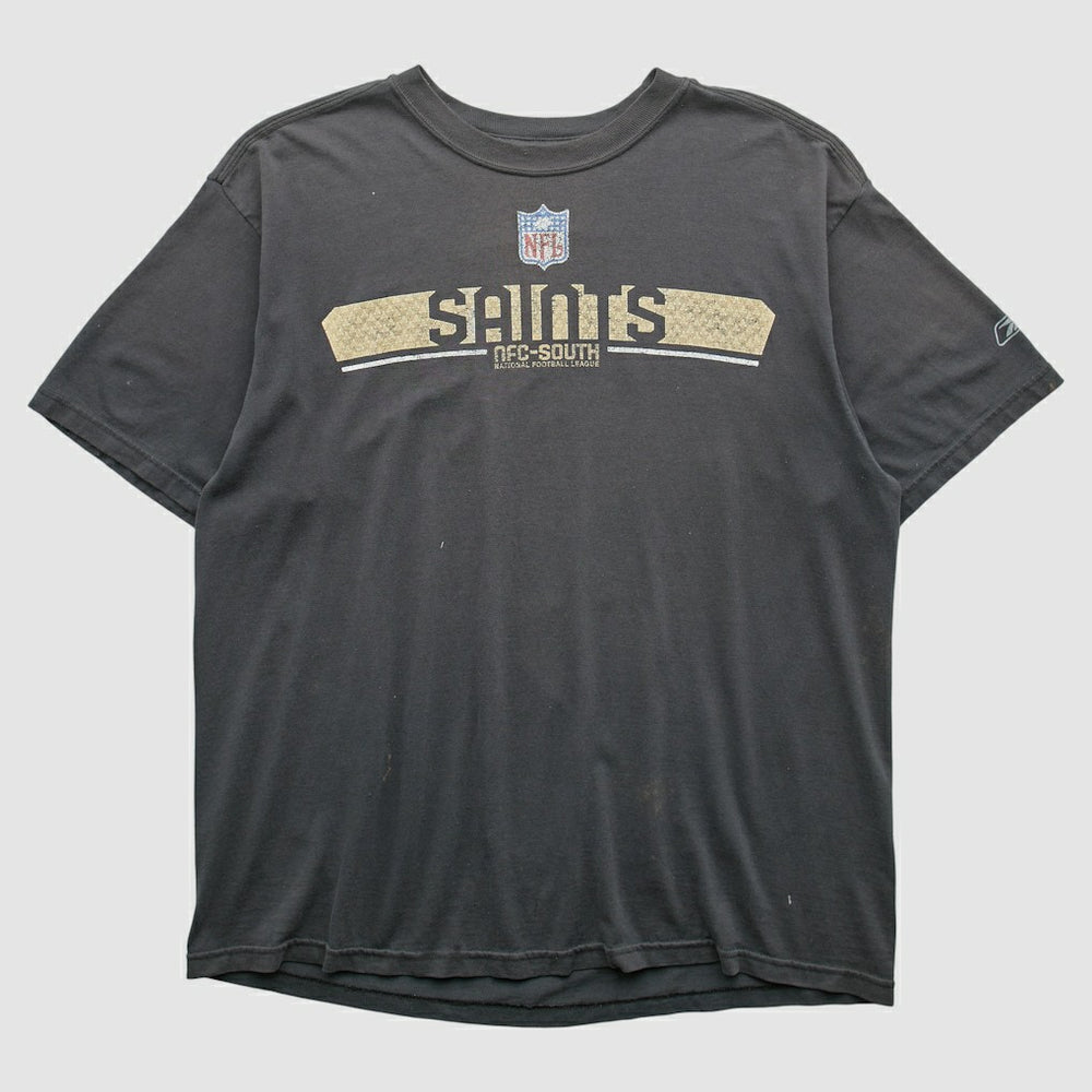 New Orleans Saints Reebok 2000s T-shirt - Black Vintage - Fanatics