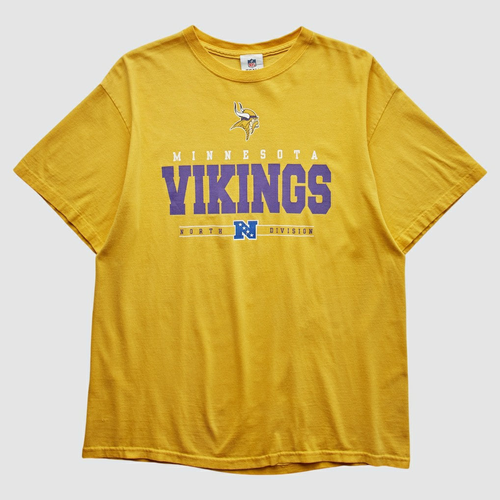 Minnesota Vikings NFL 2010s T-shirt - Yellow Vintage - Fanatics