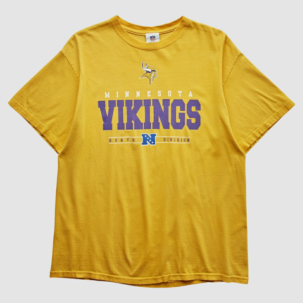 Minnesota Vikings NFL 2010s T-shirt - Yellow Vintage - Fanatics