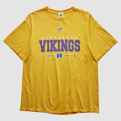 Minnesota Vikings NFL 2010s T-shirt - Yellow Vintage - Fanatics