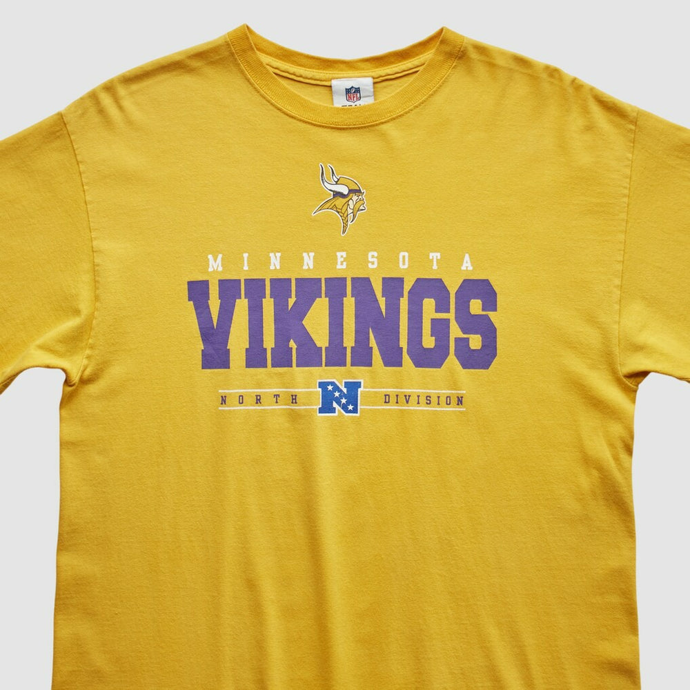 Minnesota Vikings NFL 2010s T-shirt - Yellow Vintage - Fanatics