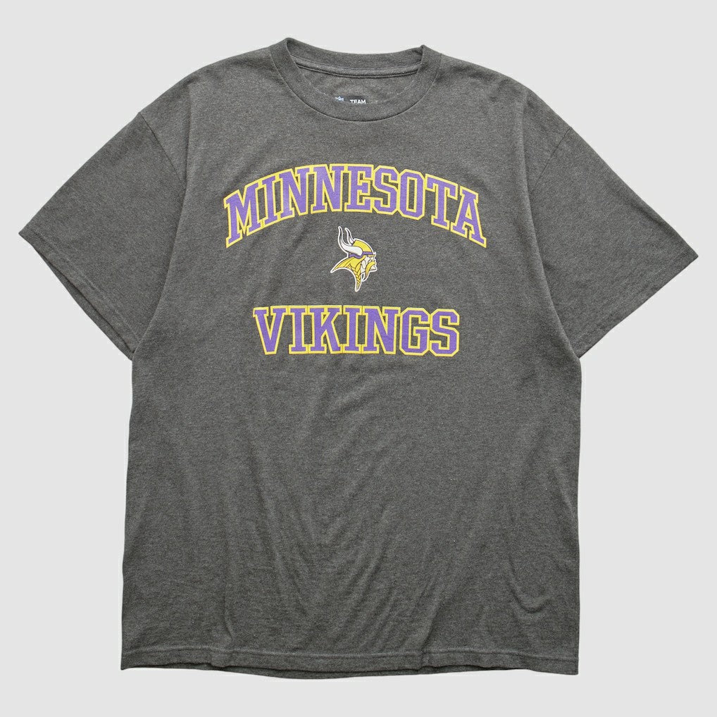 Minnesota Vikings NFL 2010s T-shirt - Dark Heather Gray Vintage - Fanatics